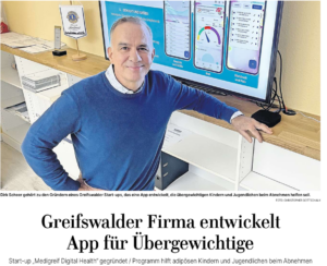 MEDIGREIF Digital Health GmbH in der aktuellen Ostsee-Zeitung
